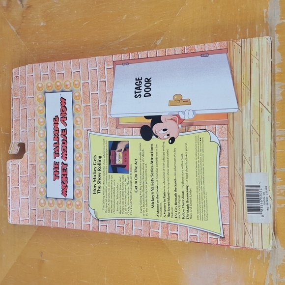 Vintage 1986 Disney's The Talking Mickey Mouse show book & cassette lot of 2 - Picture 4 of 8